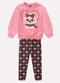 Kyly - Conjunto Infantil Menina Cachorrinho Rosa - variação: Rosa