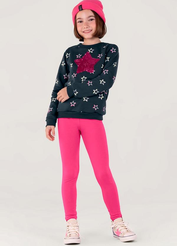 Brandili - Conjunto Infantil Menina Cinza