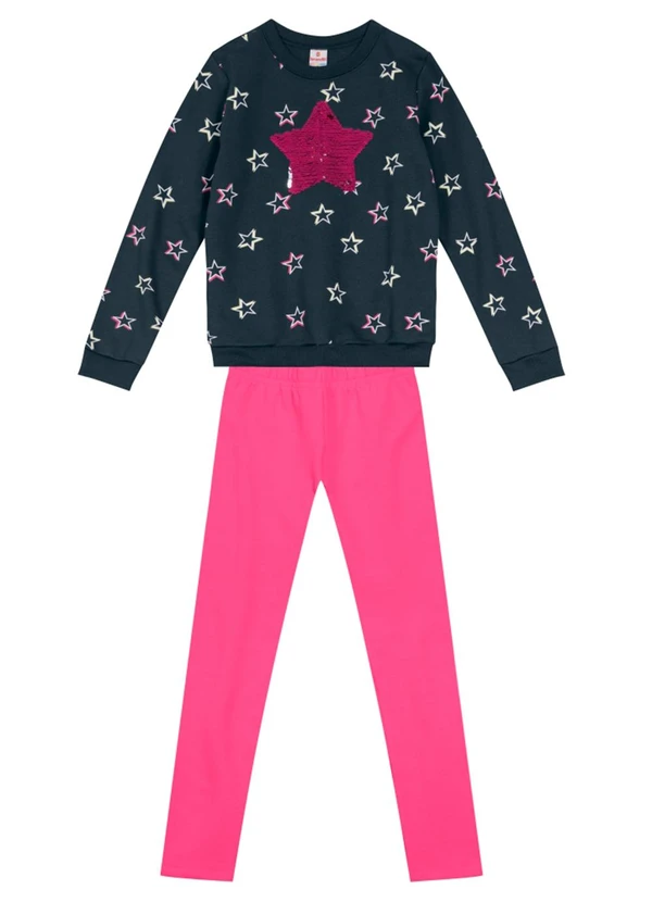 Brandili - Conjunto Infantil Menina Cinza 2