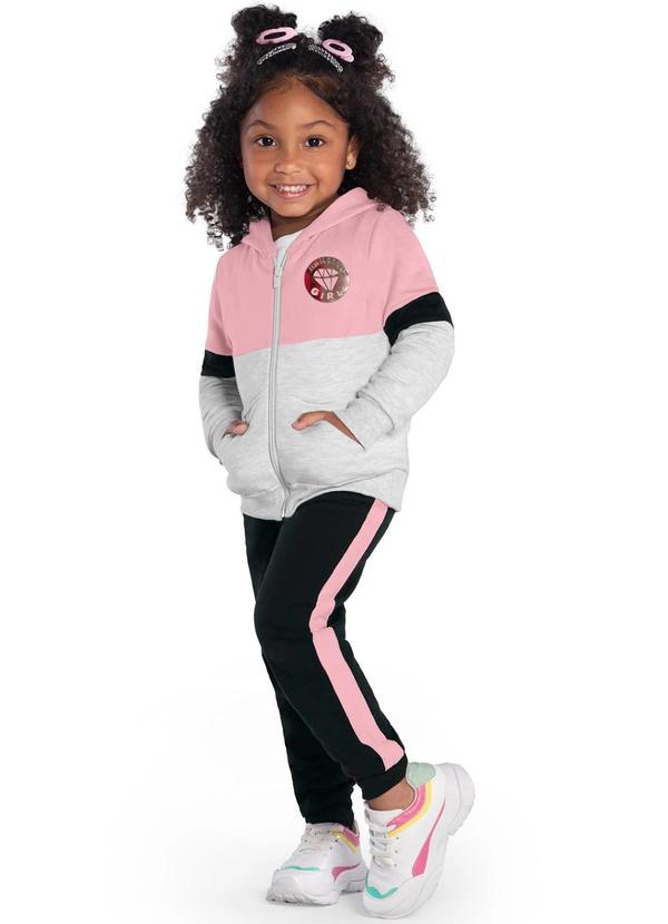 Kyly - Conjunto Infantil Menina Cinza