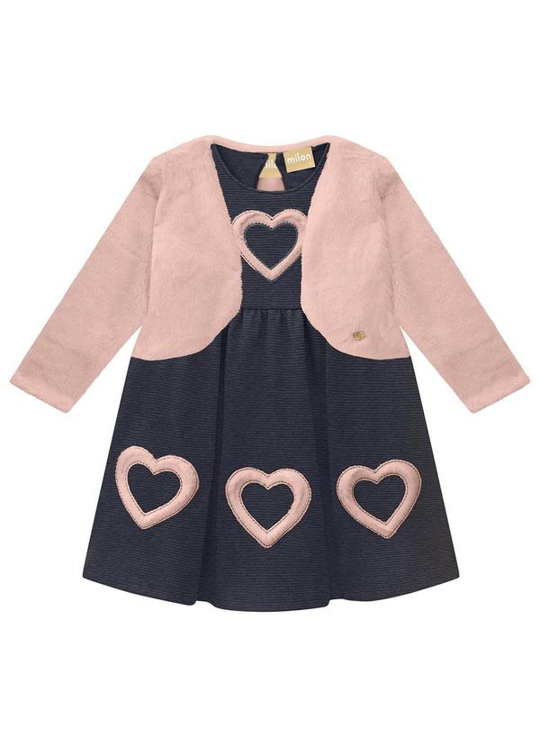 Milon - Conjunto Infantil Menina Cinza