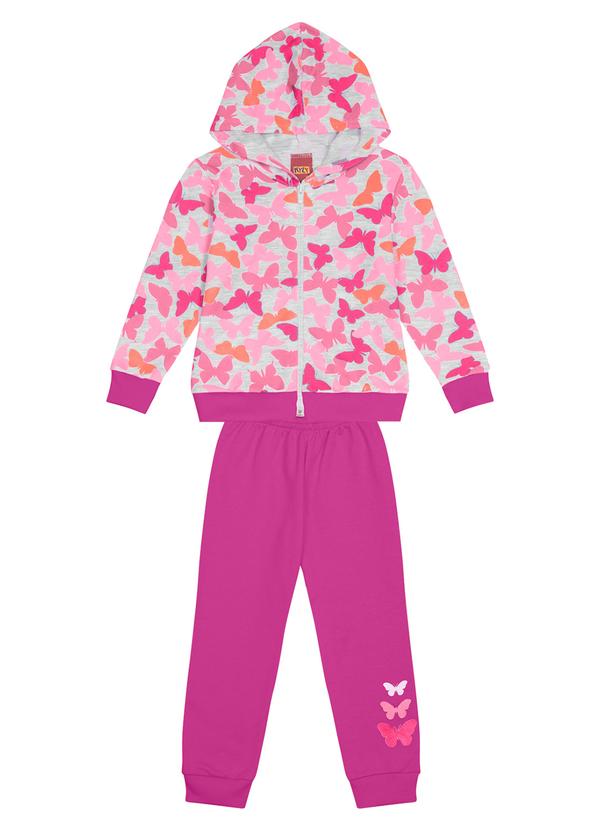 Kyly - Conjunto Infantil Menina Cinza