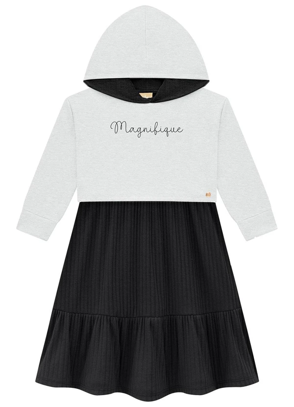 Milon - Conjunto Infantil Menina Cinza