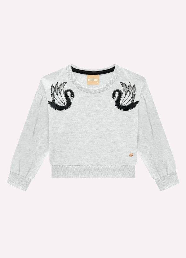Milon - Conjunto Infantil Menina Cisne Cinza 2