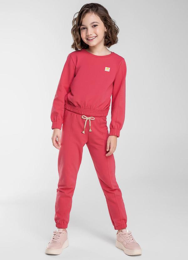 Colorittá - Conjunto Infantil Menina Clrt Love Rosa