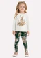 Milon - Conjunto Infantil Menina Coelhinho Branco - variação: Branco