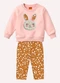 Kyly - Conjunto Infantil Menina Coelhinho Rosa - variação: Rosa
