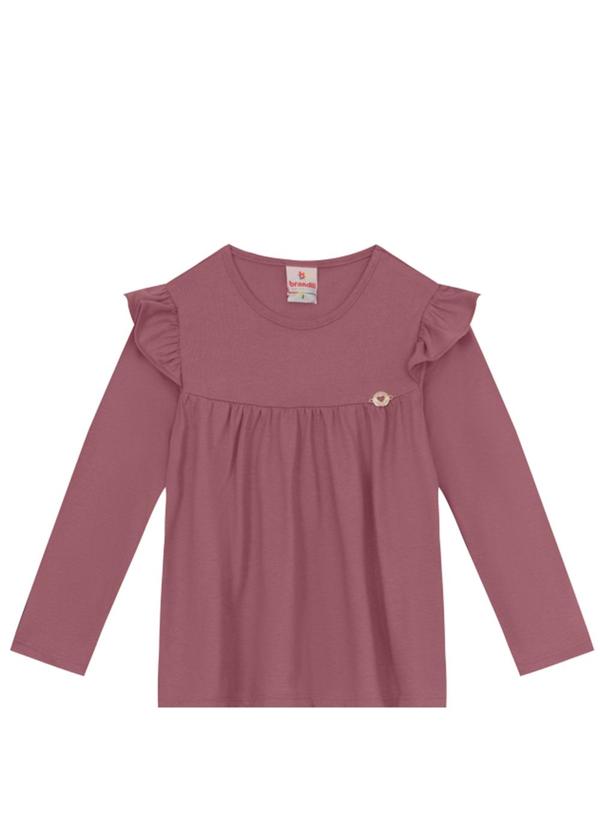 Brandili - Conjunto Infantil Menina com Babados Rosa 3