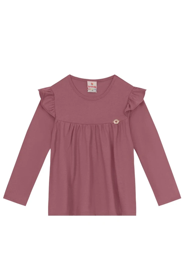Brandili - Conjunto Infantil Menina com Babados Rosa 3