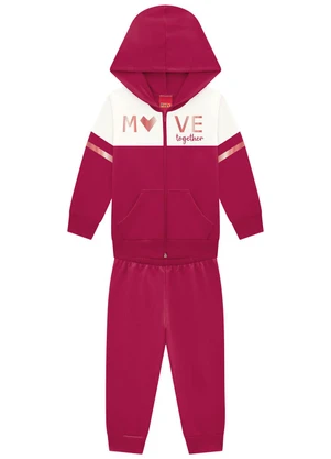 Kyly - Conjunto Infantil Menina com Capuz Vermelho - KYLY