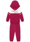 Kyly - Conjunto Infantil Menina com Capuz Rosa - variação: Vermelho