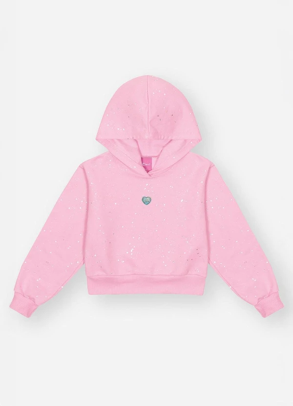 Abrange - Conjunto Infantil Menina com Glitter Rosa 4