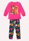 Kyly - Conjunto Infantil Menina com Strass Rosa - variação: Rosa