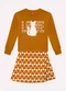 Kyly - Conjunto Infantil Menina Corações Amarelo - variação: Amarelo