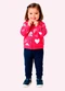 Kyly - Conjunto Infantil Menina Corações Rosa - variação: Rosa