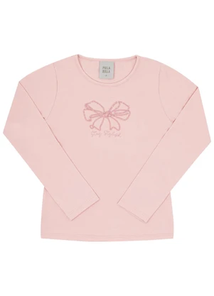 Pulla Bulla - Conjunto Infantil Menina Cotton Leve Rosa - PULLA BULLA