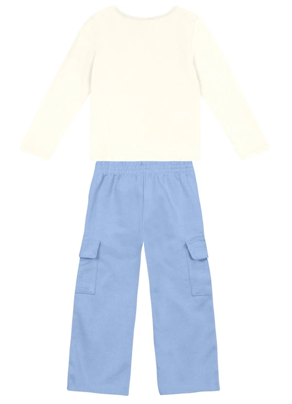 Brandili - Conjunto Infantil Menina de Animais Natural 2