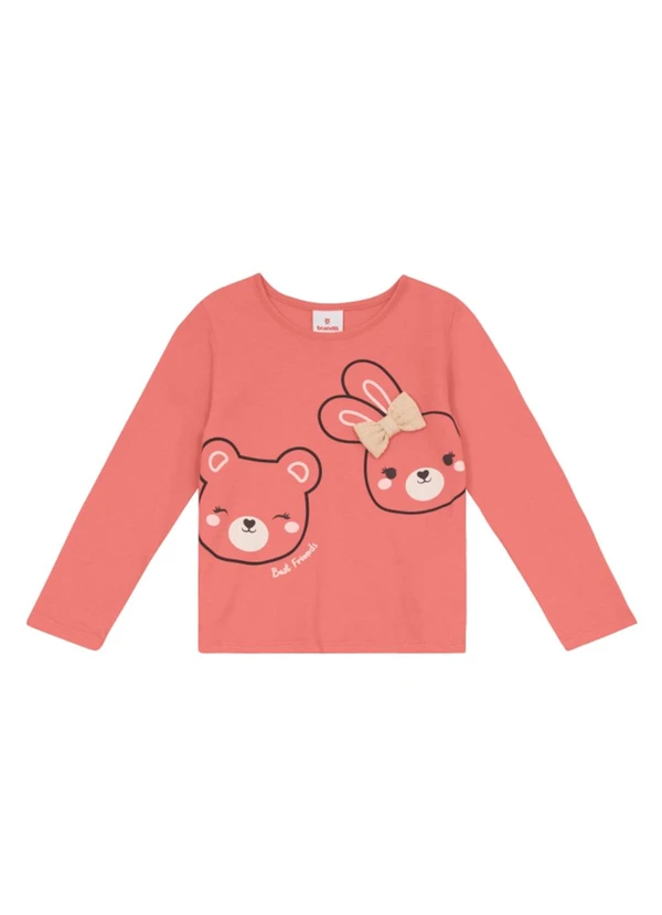 Brandili - Conjunto Infantil Menina de Animais Rosa 4