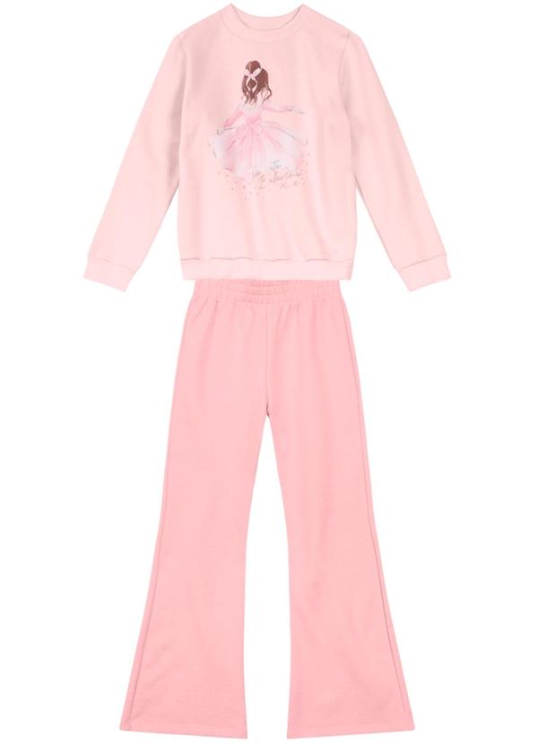 Brandili Mundi - Conjunto Infantil Menina de Bailarina Rosa
