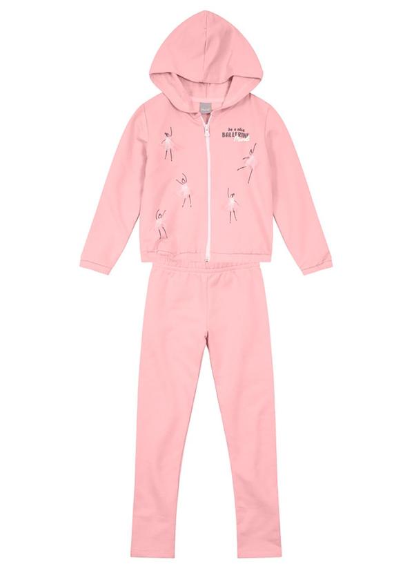 Brandili Mundi - Conjunto Infantil Menina de Bailarinas Rosa