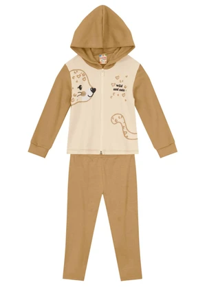 Brandili - Conjunto Infantil Menina de BichinhosMarrom - BRANDILI