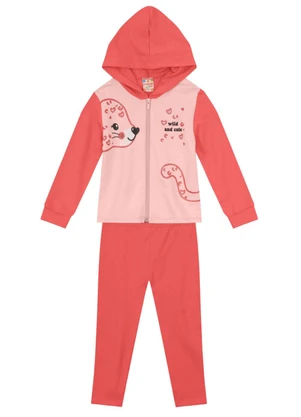 Brandili - Conjunto Infantil Menina de BichinhosVermelho - BRANDILI
