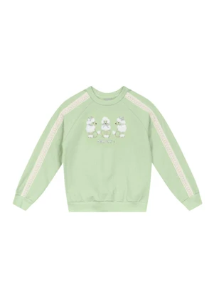 Mundi - Conjunto Infantil Menina de Cachorrinhos Verde - MUNDI
