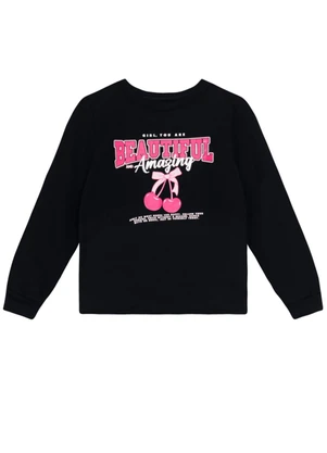Brandili - Conjunto Infantil Menina de Cerejinha Preto - BRANDILI