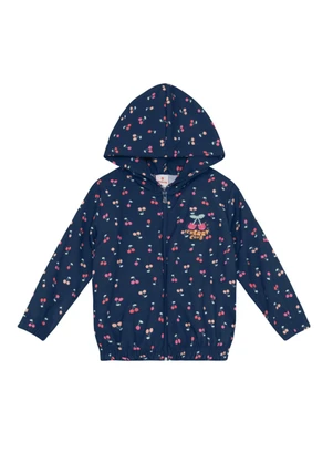 Brandili - Conjunto Infantil Menina de Cerejinhas Azul - BRANDILI