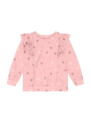 Mundi - Conjunto Infantil Menina de Corações Rosa - MUNDI