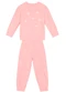 Brandili Mundi - Conjunto Infantil Menina de Corações Verde - variação: Rosa