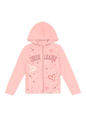 Brandili - Conjunto Infantil Menina de Corações Rosa - BRANDILI