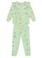 Mundi - Conjunto Infantil Menina de Corações Natural - variação: Verde