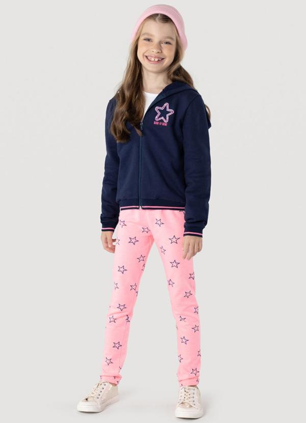 Brandili - Conjunto Infantil Menina de Estrelas Azul