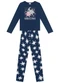 Brandili - Conjunto Infantil Menina de Estrelas Azul - variação: Azul