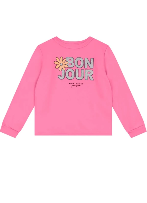 Brandili - Conjunto Infantil Menina de Flor Rosa 2