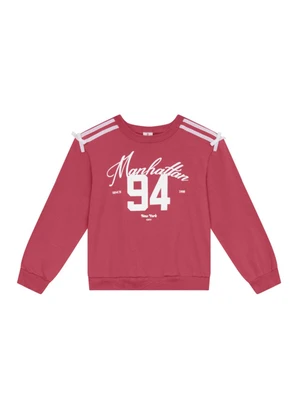 Brandili - Conjunto Infantil Menina de Flor Vermelho - BRANDILI