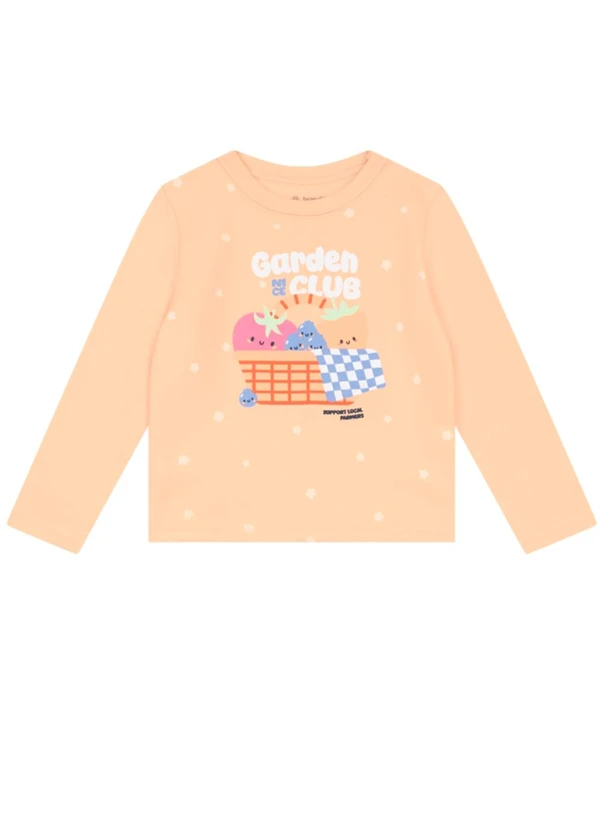 Brandili - Conjunto Infantil Menina de Frutinhas Laranja 2