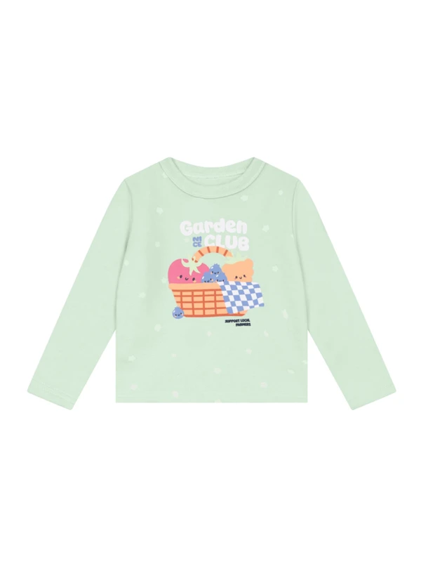 Brandili - Conjunto Infantil Menina de Frutinhas Verde 3