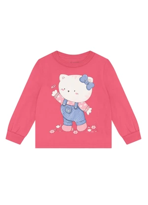 Brandili - Conjunto Infantil Menina de Gatinho Rosa - BRANDILI