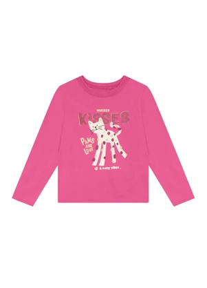 Brandili - Conjunto Infantil Menina de Gatinho Rosa - BRANDILI
