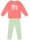 Brandili - Conjunto Infantil Menina de Gatinho Natural - variação: Rosa
