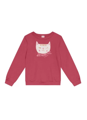 Brandili - Conjunto Infantil Menina de Gatinho Rosa - BRANDILI