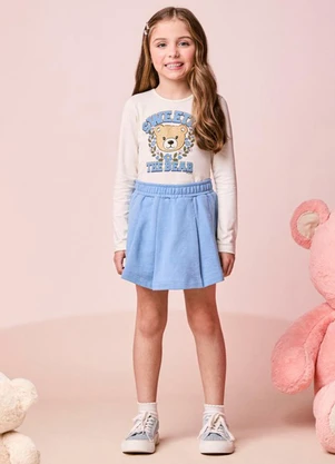 Momi - Conjunto Infantil Menina de Ursinha com Strass - MOMI
