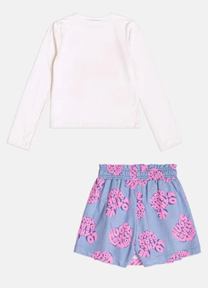 Momi - Conjunto Infantil Menina de Ursinhos com Strass - MOMI