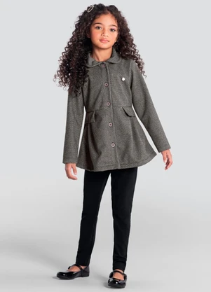 Brandili Mundi - Conjunto Infantil Menina Elegante Cinza - BRANDILI MUNDI
