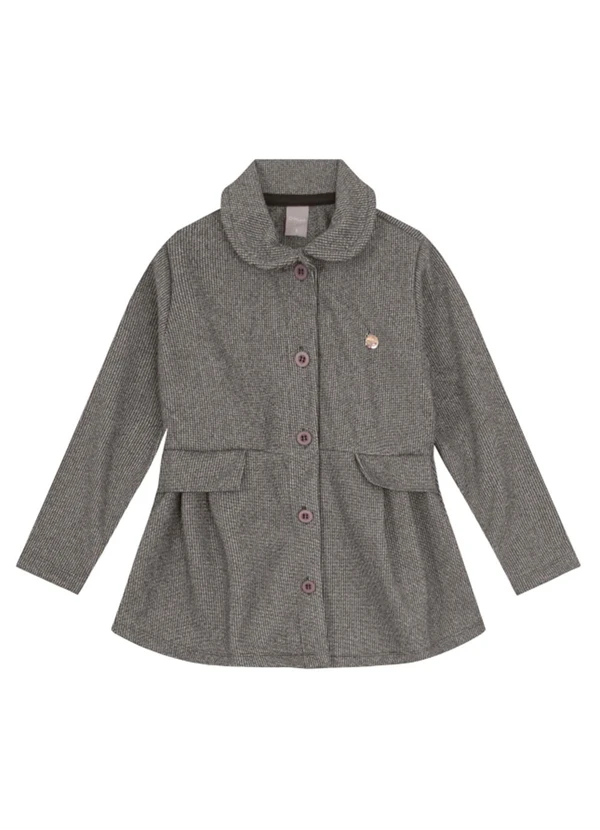 Brandili Mundi - Conjunto Infantil Menina Elegante Cinza 3