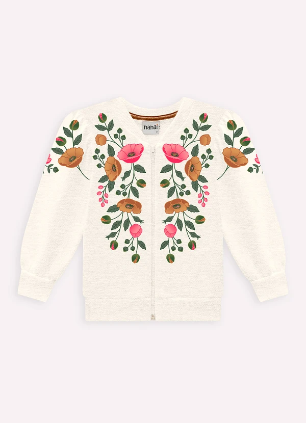 Nanai - Conjunto Infantil Menina em Algodão Cinza 2