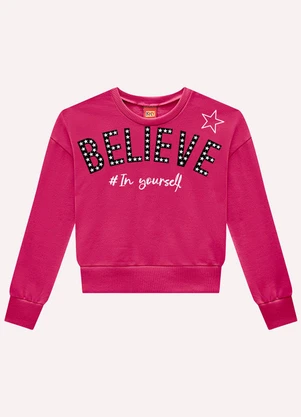 Kyly - Conjunto Infantil Menina em Algodão Rosa - KYLY