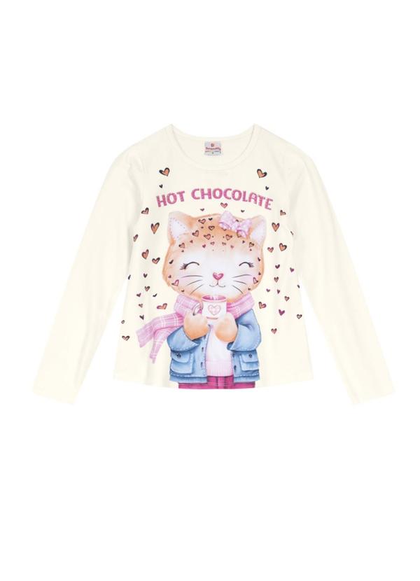 Brandili - Conjunto Infantil Menina em Cotton Bege 2